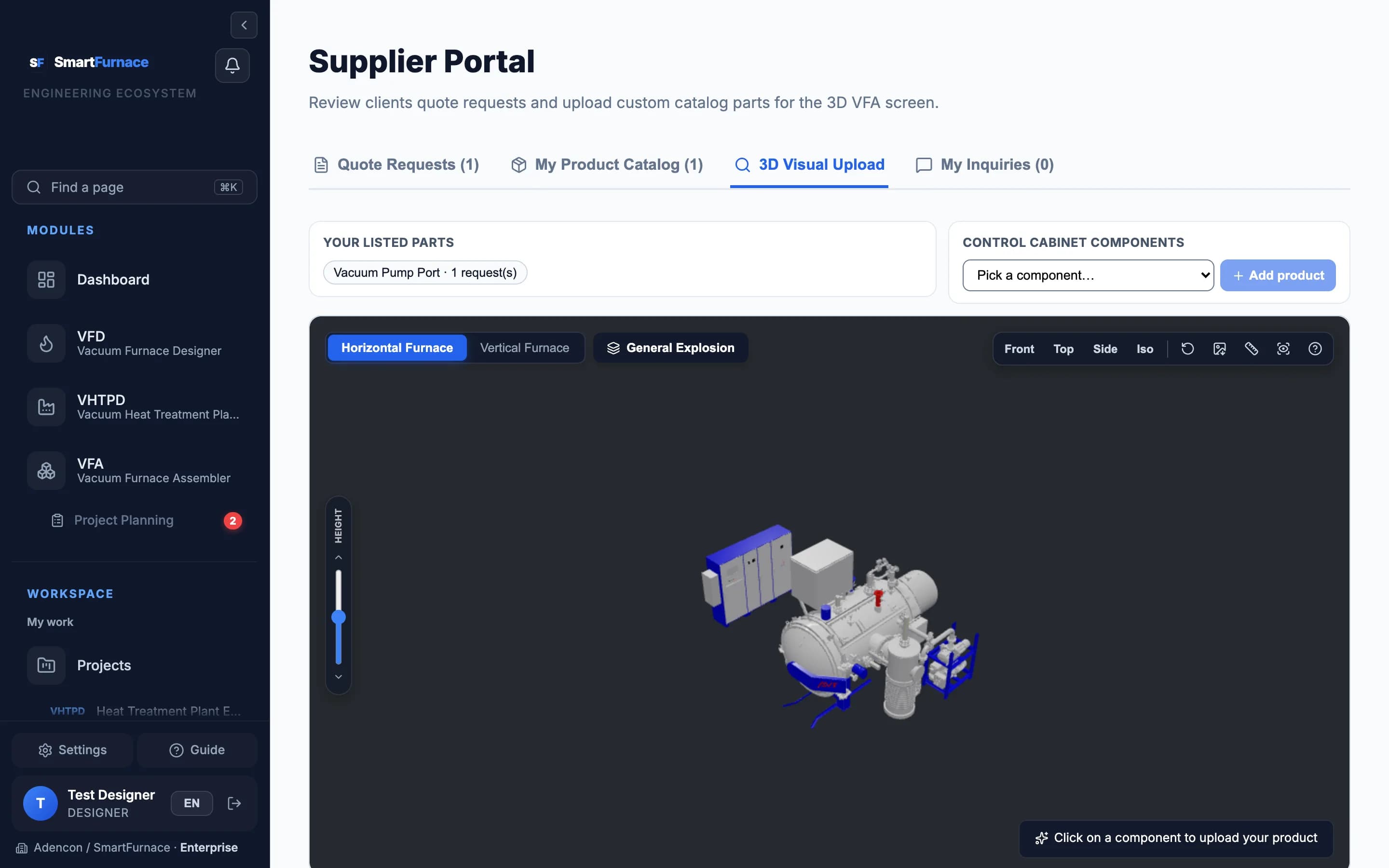3D Visual Upload